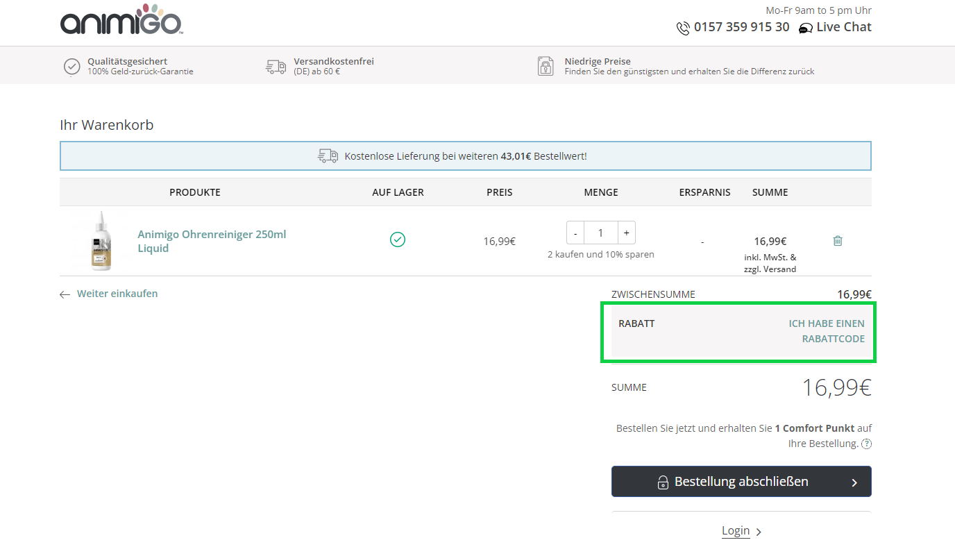 Animigo Rabattcode