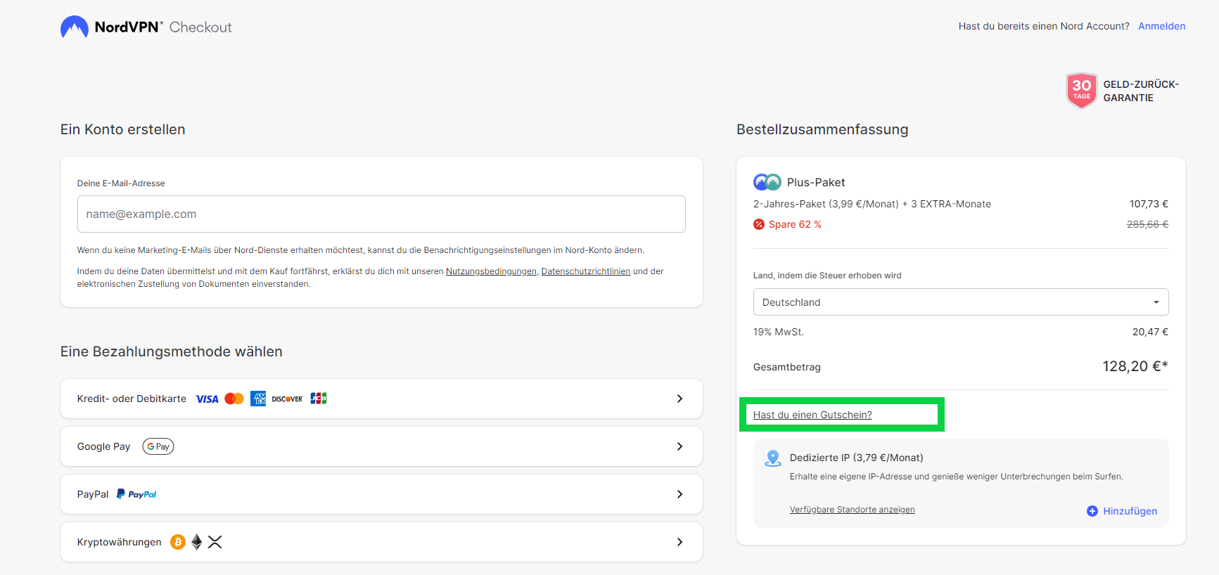 NordVPN Rabattcode